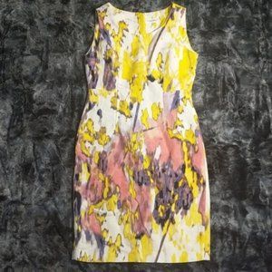 CALVIN KLEIN paint tie dye sundress